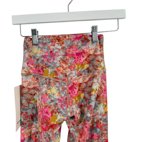 Lululemon Align HR Pant 25" Inflorescence Multi Leggings Active Gym NEW Womens 2 - Picture 7 of 8